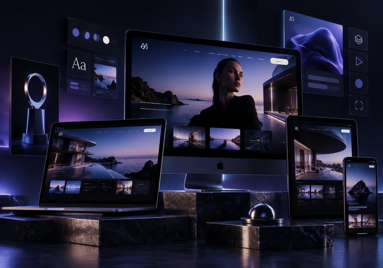 Web design mockup